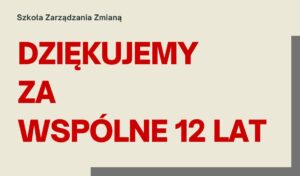 Dziękujemy za wspólne 12 lat